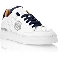 Leder-Sneaker im Low-Top-Design
