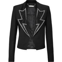 Ausgefallener Blazer aus Wollmischung mit Schmucksteinen