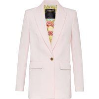 Taillierter Single-Button Viskose Cady Blazer