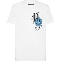 Baumwoll-T-Shirt mit Grafikdruck
