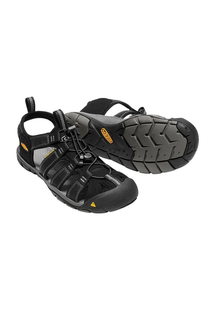 KEEN Clearwater Sandalen, Schnellschnürsystem, für Herren, schwarz, 42