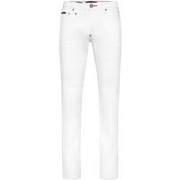 Herren Weiße Jeans Super Straight Fit