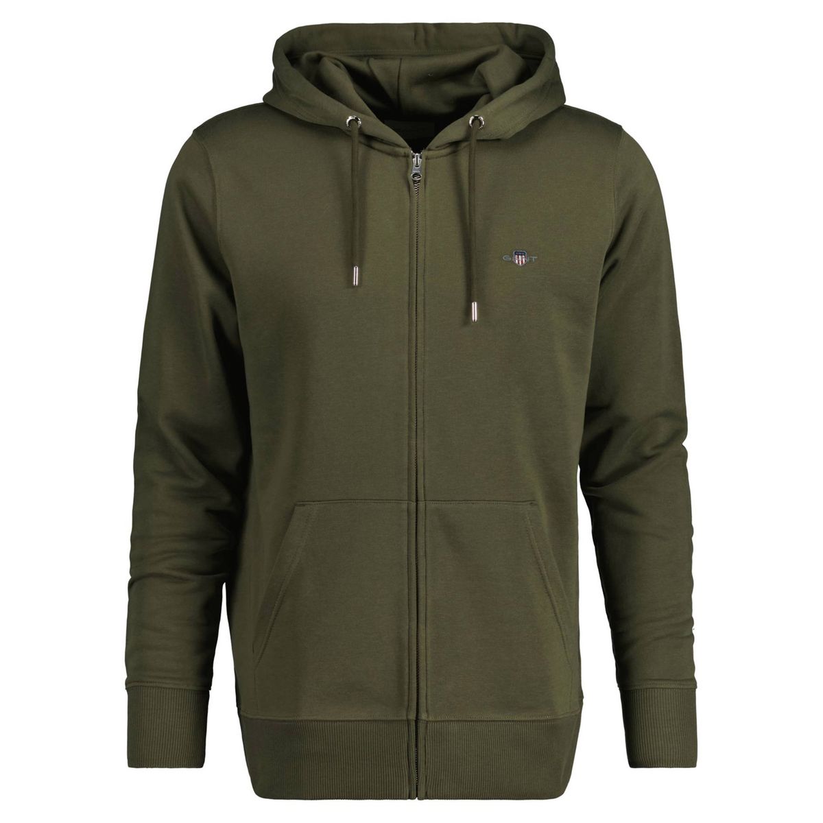 Klassische Kapuzenjacke mit Reißverschluss