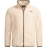 Herren Sherpa Fleecejacke mit Reißverschluss