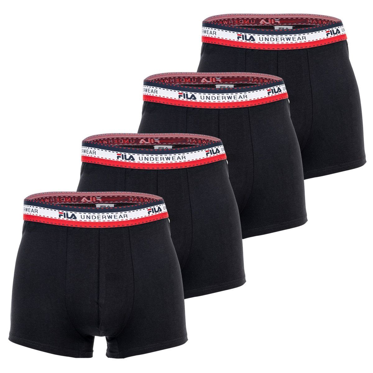 Schwarze Herren Boxershorts im 4er-Pack