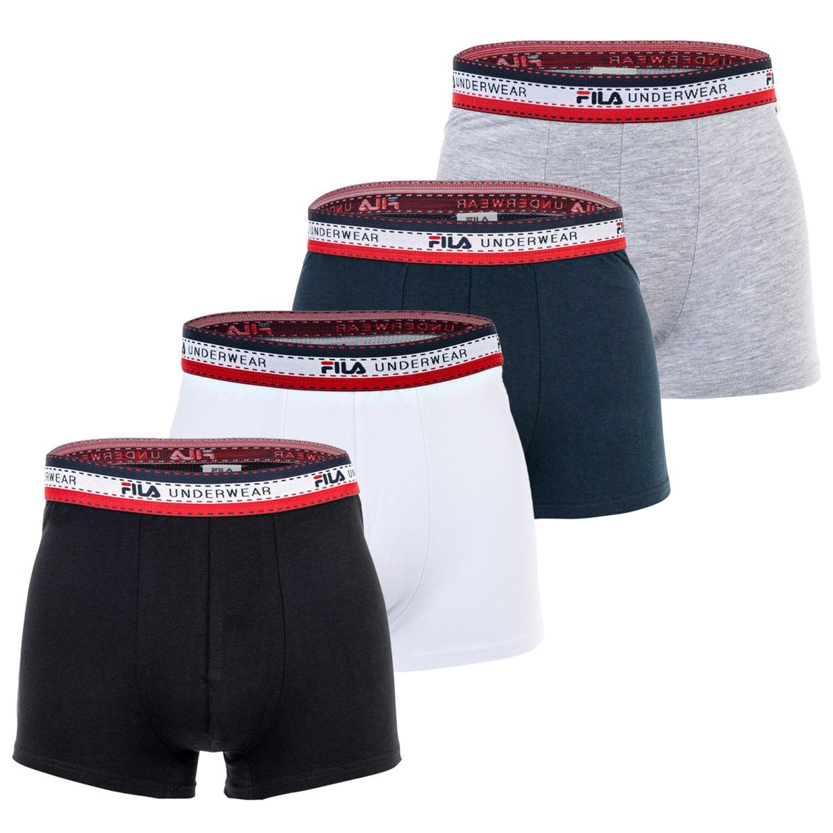 Schwarze Herren Boxershorts im 4er-Pack