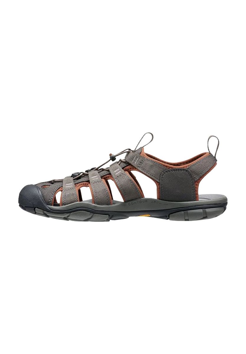 KEEN Sandalen "Clearwater", Schnellschnürsystem, atmungsaktiv, für Herren, grau, 42
