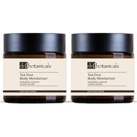 Dr Botanicals Eukalyptus & Teebaum Körperfeuchtigkeitsspender 120ml x 2 Duo-Pack