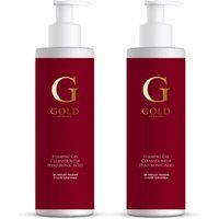 Goldserum Schäumender Mousse-Reiniger mit Hyaluronsäure 200ml x 2 Duo-Pack