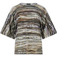 T-Shirt in Übergröße mit abstraktem Muster