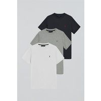 Kurzarm T-Shirt Set mit Rundhalsausschnitt