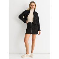 Boxy Cordjacke mit Reißverschluss