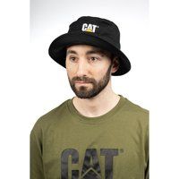 Caterpillar Baumwolle Unisex Erwachsene Schwarzer Bucket Hat