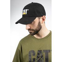 Caterpillar Marken Baumwolle Unisex Erwachsene Schwarze Baseballcaps