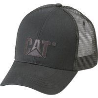 Caterpillar Erhöhtes Logo Baumwolle Unisex Erwachsene Schwarze Baseballmützen