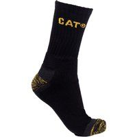 Caterpillar Premium Baumwoll-Socken für Herren in Schwarz