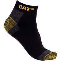 Caterpillar Premium Sneaker Baumwolle Unisex Erwachsene Schwarze Arbeitssocken