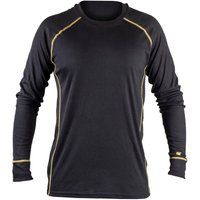 Caterpillar Thermo Polyester Herren schwarzes Baselayer-Shirt