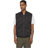 Dickies Diamantgestepptes Weste Herren Schwarz Gilets