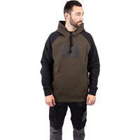 Caterpillar Raglan Baumwoll Herren Kapuzenpulli in Moosgrün
