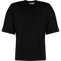 T-Shirt mit lockerem Schnitt und Logo-Stickerei