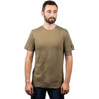 Caterpillar Essentials Kurzarm-Baumwoll-Herren T-Shirt in Grün