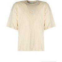 Neutrales Oversize-T-Shirt mit Logo-Detail