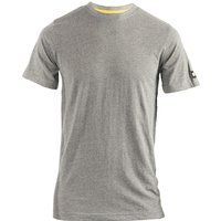 Caterpillar Essentials Kurzarm Baumwoll-Herren T-Shirt in Grau