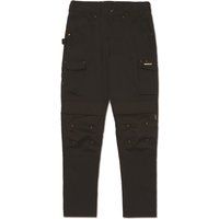 Caterpillar Nexus Knie-Taschen Stretch Baumwoll Herren schwarze Outdoor-Hose