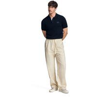 Relaxte Leinenhose mit Kordelzug