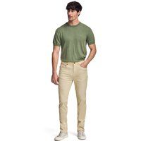 Beige Slim Fit Five-Pocket Hose