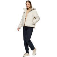 Kurze Steppjacke mit Kapuze