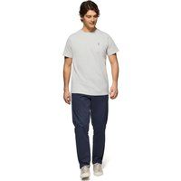 Klassisches Baumwoll-T-Shirt mit Rundhalsausschnitt