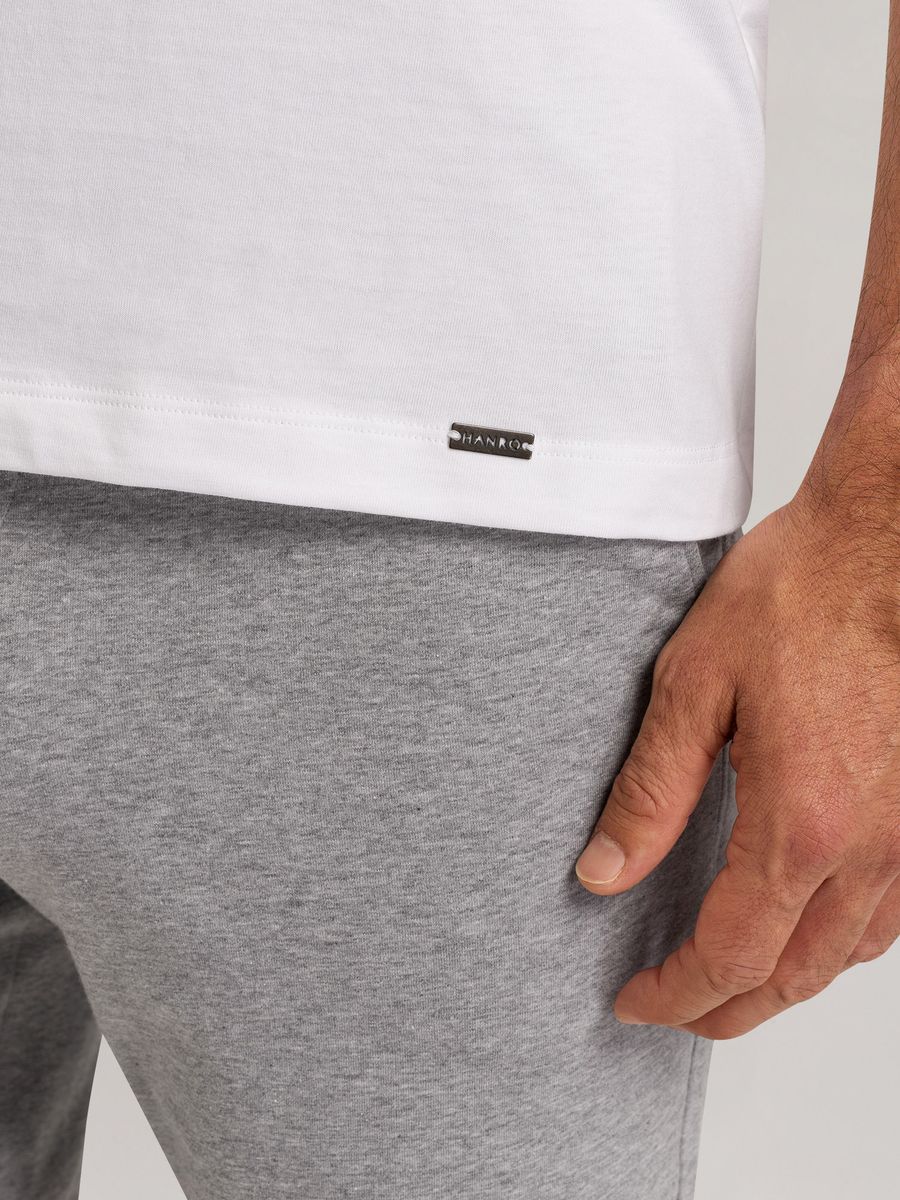 Klassisches Baumwoll-T-Shirt mit Rundhalsausschnitt