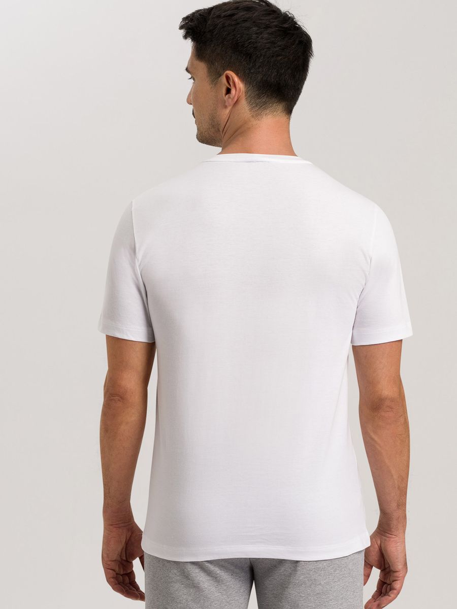 Klassisches Baumwoll-T-Shirt mit Rundhalsausschnitt