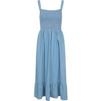 Mountain Warehouse - "Marbella" Midikleid Gesmockt für Damen (Blassblau)