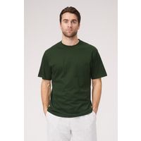 Herren Übergroßes T-Shirt in Flaschengrün