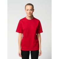 Übergroßes Basic T-Shirt in Rot
