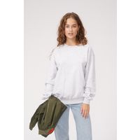 Klassisches Baumwoll-Sweatshirt mit Rundhalsausschnitt