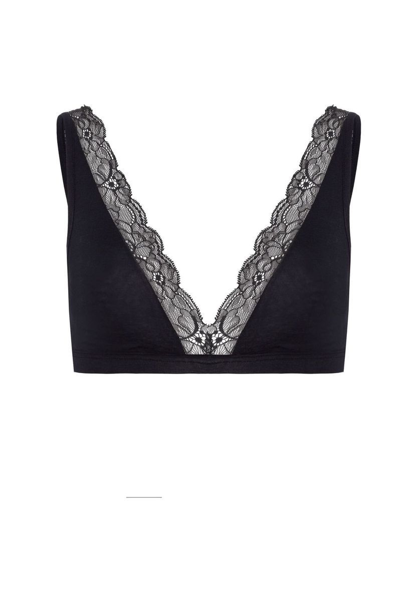 Weiches Baumwollspitzen-Alltags-Bralette