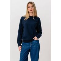 Schweres marineblaues Rundhals-Sweatshirt