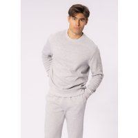 Essential Graumeliertes Rundhals-Sweatshirt