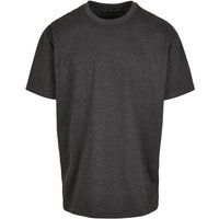 Schweres übergroßes T-Shirt mit Rundhalsausschnitt