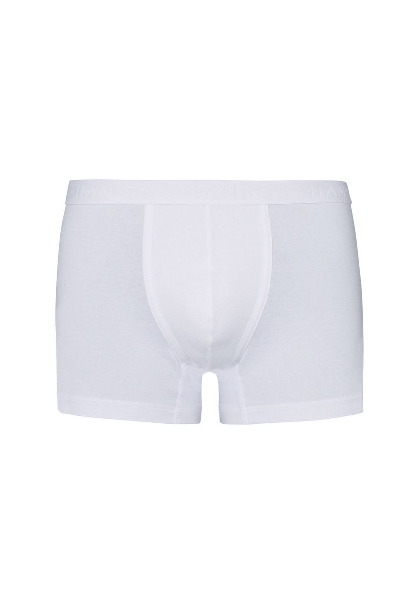 Klassische weiße Baumwoll-Boxershorts