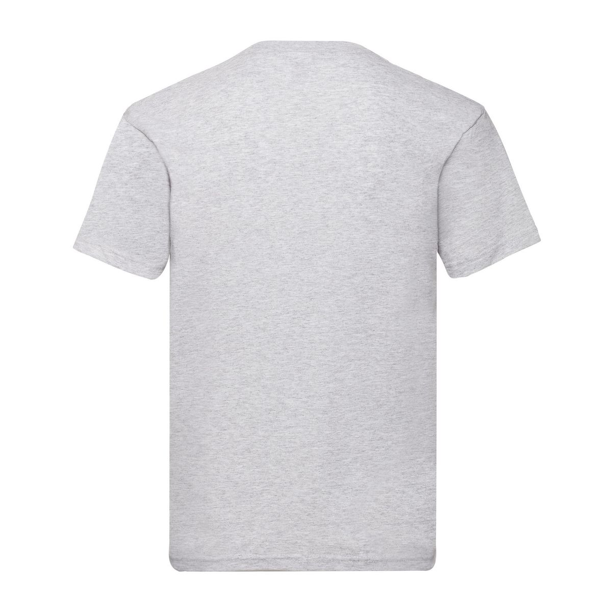 Klassisches meliertes Rundhals T-Shirt