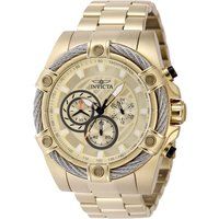 Goldfarbene Chronographenuhr