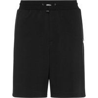Lässige schwarze Lounge-Shorts mit Kordelzug