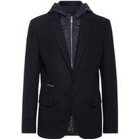 Wollblazer mit Kapuzeneinsatz