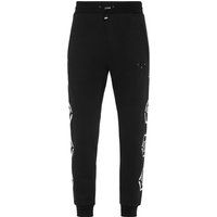 Herren Jogginghose Schwarz mit Logo-Grafik