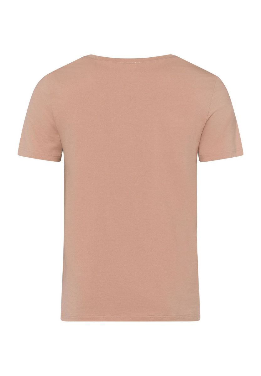 Klassisches V-Ausschnitt Baumwoll-Mischgewebe T-Shirt